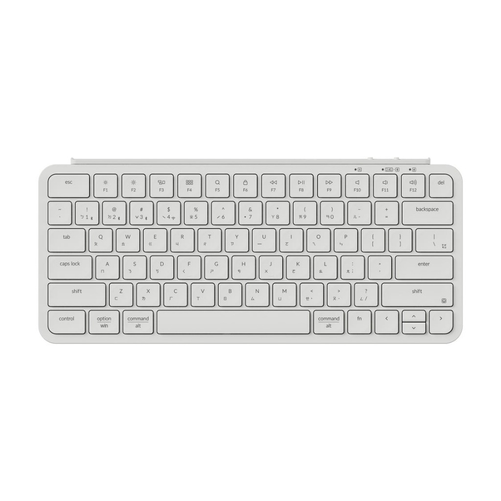 【Keychron B1 Pro 超薄無線鍵盤】支援2.4GHz、藍牙和有線模式/多系統支援/輕巧超薄