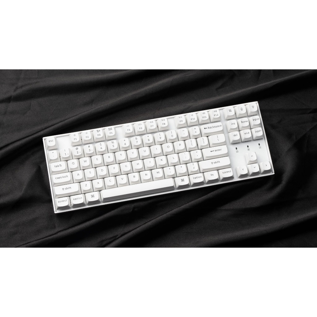【Keychron K8 Pro QMK/VIA 無線機械式鍵盤 】青軸/藍芽/白光/熱插拔/適用Mac.Win系統