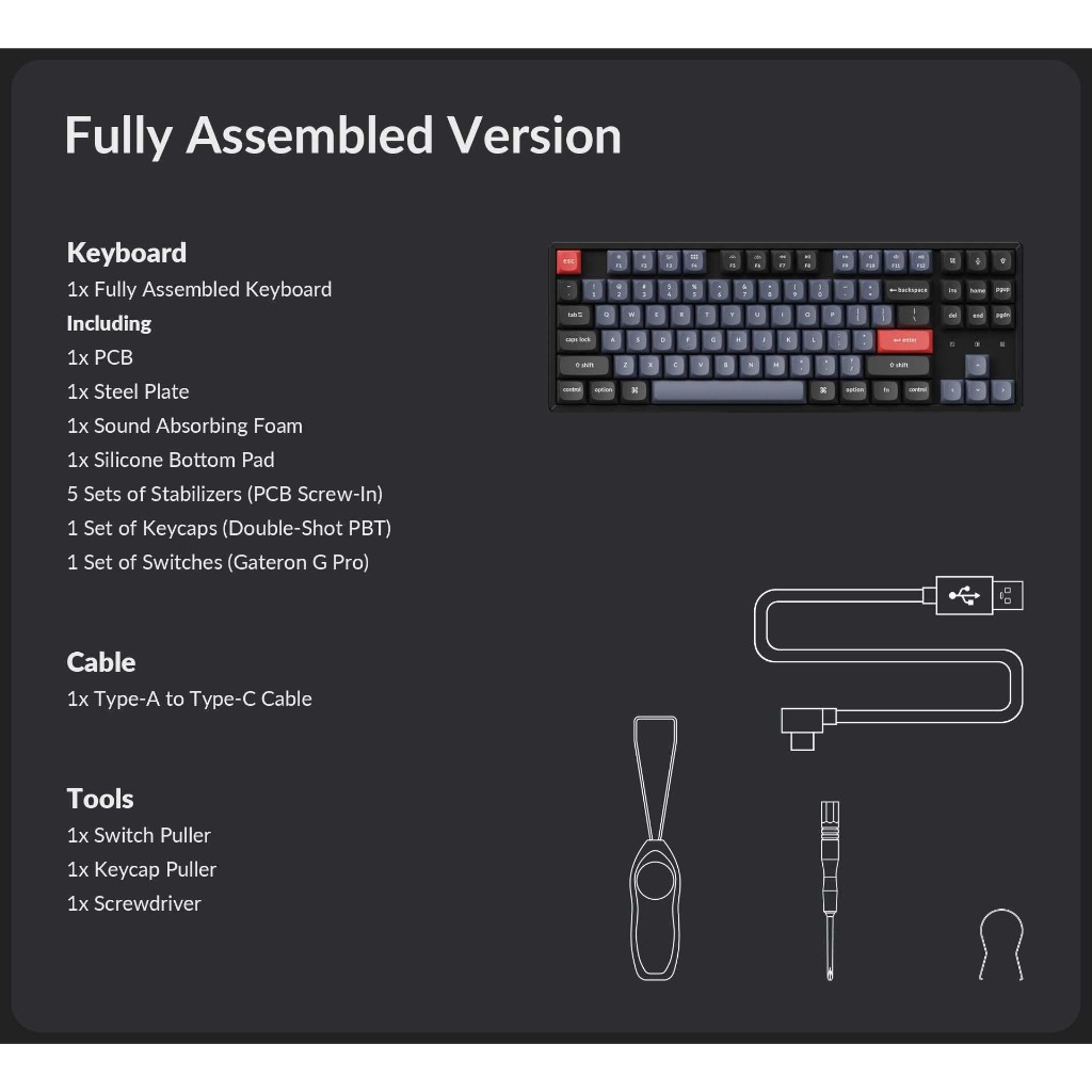 【Keychron K8 Pro QMK/VIA 無線機械式鍵盤 】青軸/藍芽/白光/熱插拔/適用Mac.Win系統