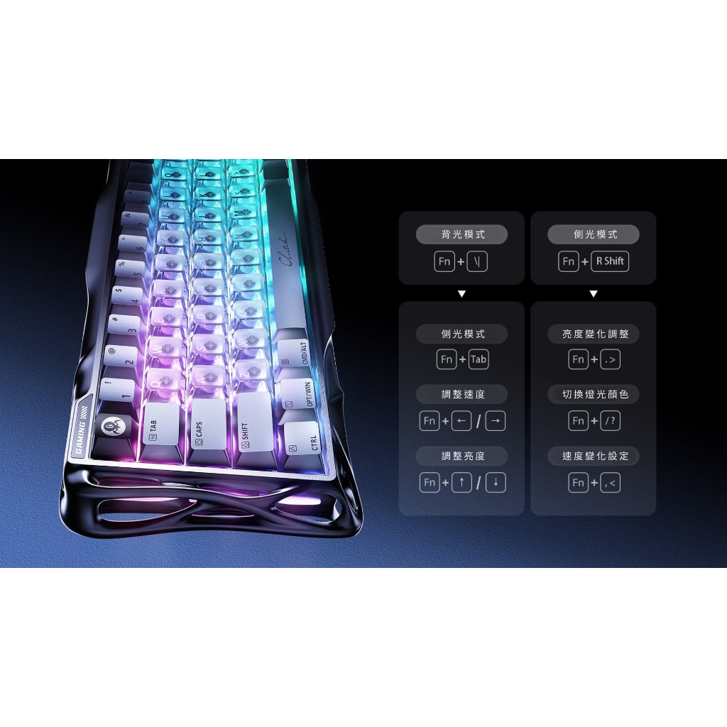【Mercury V60 Pro 異星磁軸鍵盤】獨家自研UFO線性軸｜雙鍵帽組合｜全鋁異形骨架｜沉浸RGB光效｜五層隔音