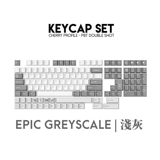 【FANTECH ACK01】PBT撞色十字軸可替換鍵帽套組(ACK01)】機械式鍵盤/PBT鍵帽/CHERRY/132鍵