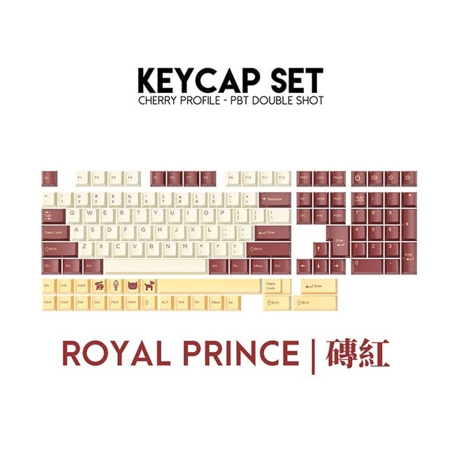 【FANTECH ACK01】PBT撞色十字軸可替換鍵帽套組(ACK01)】機械式鍵盤/PBT鍵帽/CHERRY/132鍵