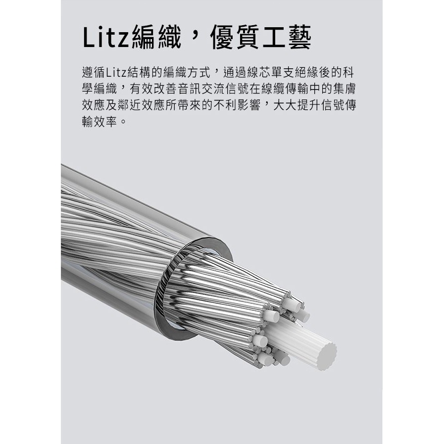 【 FiiO LS-2.5D 】高純度單晶體純銀CIEM耳機平衡升級線(2.5mm)