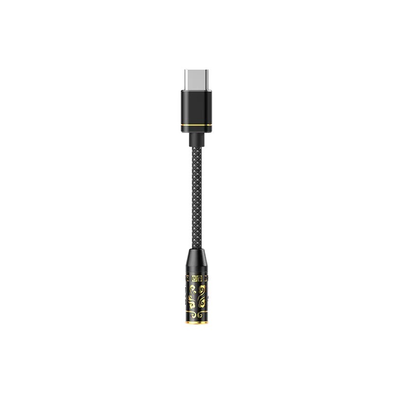 【FIIO JIEZI 手機 DAC Type-C耳機音源解碼轉接頭】3.5mm/4.4mm兩種接孔/Hi-Res金標