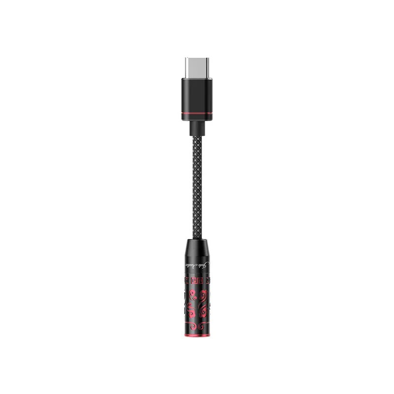 【FIIO JIEZI 手機 DAC Type-C耳機音源解碼轉接頭】3.5mm/4.4mm兩種接孔/Hi-Res金標