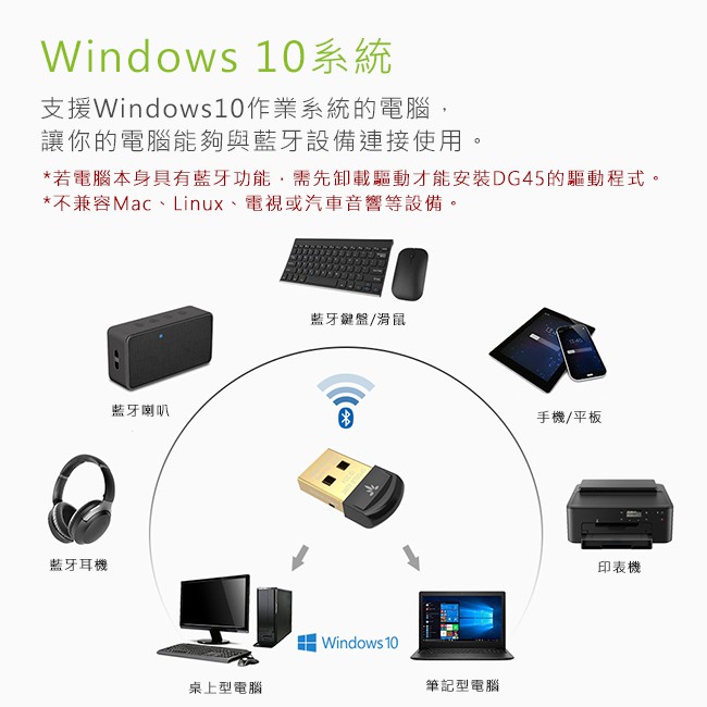 【 Avantree DG45 】迷你型藍牙5.0 USB發射器 藍牙5.0／支援Windows