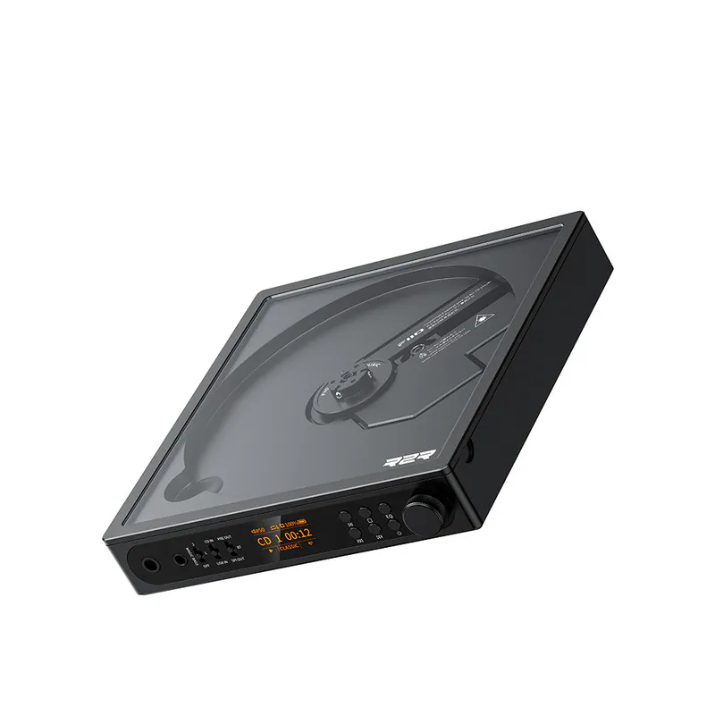 【FiiO DM15 R2R】藍牙隨身Hi-Fi CD播放器/Hi-Fi級USB音效卡邊聽邊抓軌/高解析顯示螢幕