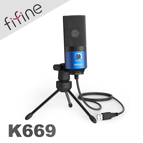 【FIFINE K669】USB專業電容式麥克風 三種指向收音／ASMR／YouTuber／直播／線上會議