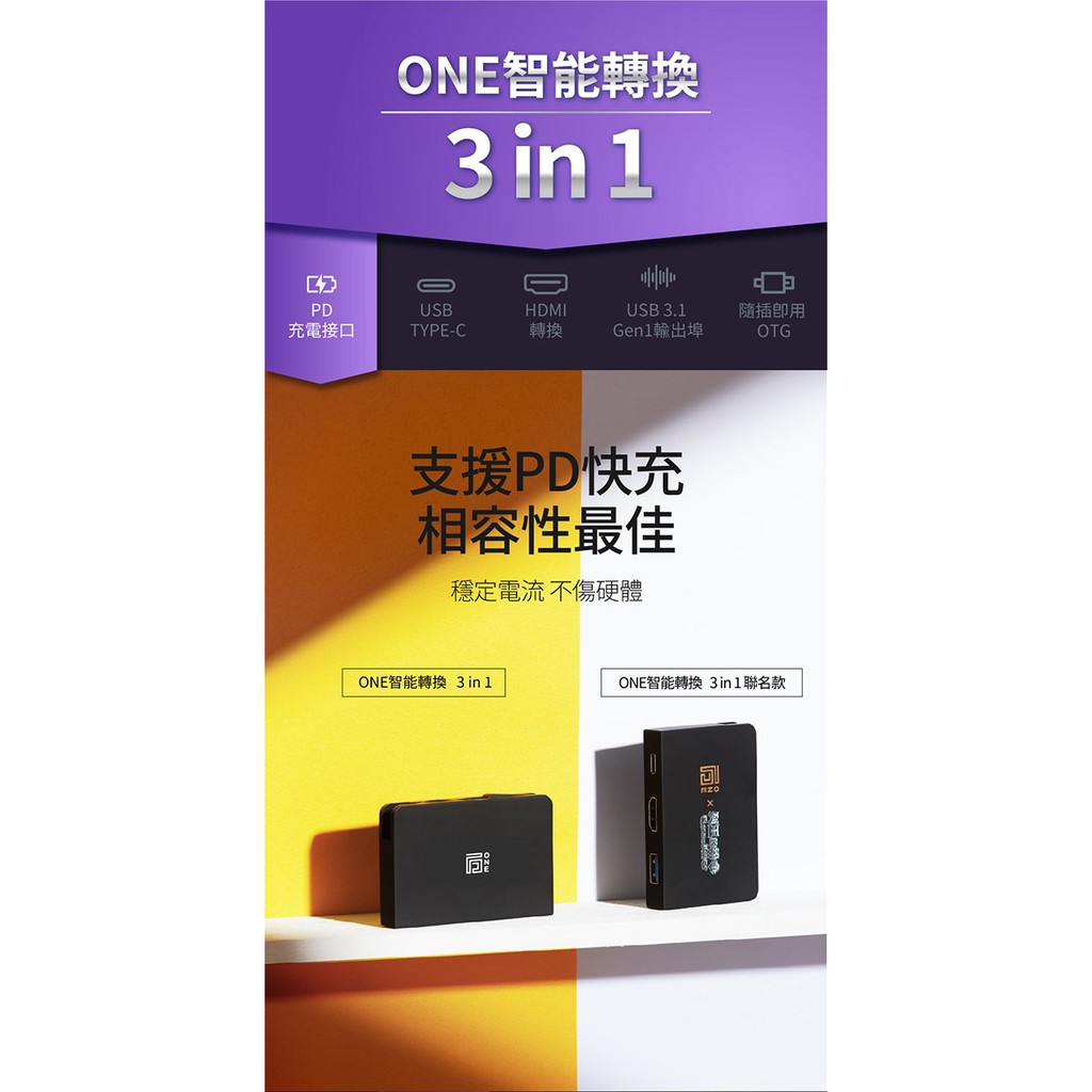 【 ONEmade 】轉換器(列王的紛爭聯名款)適用TypeC手機NB平板／Macbook轉HDMI